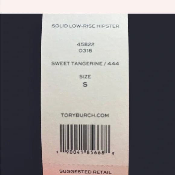 Orange Tory Burch low rise hipster bikini bottoms - Picture 4 of 6